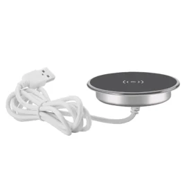 10W Desktop Wireless Charger and Hidden embedded  Furniture Wireless Charger Home Office Bid Farewell to Desktop Mess