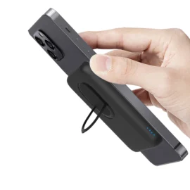 15W fast  portable mobile phone magnetic powerbanks wireless charger holder magnet multifunction power bank