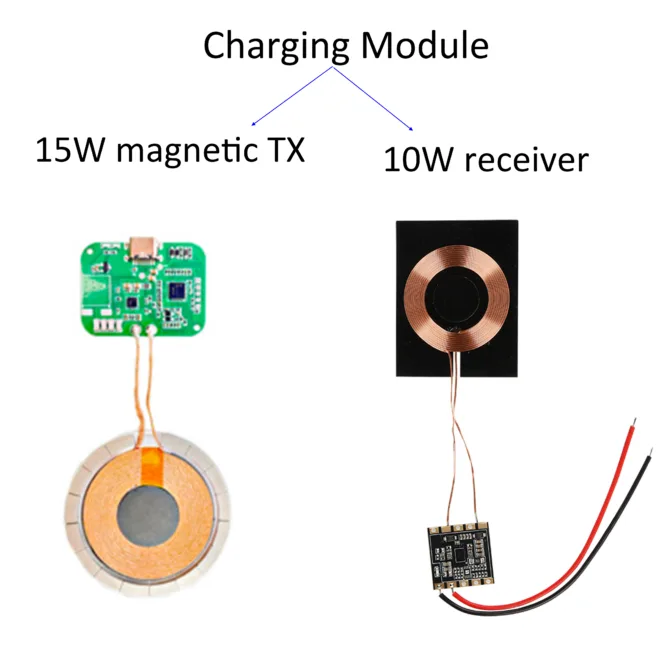 15w 20W Wireless magnetic Transmitter 15W10w 5W 3W Wireless Charging Receiver magnet Wireless transmitter Receiver Module - Image 2