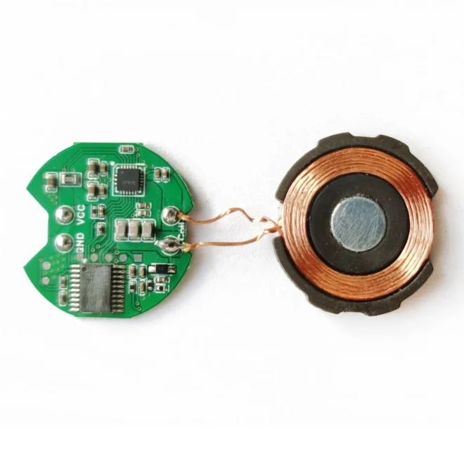 qi fast smart watch wireless charging module magnet transmitter receiver 3w 5w fast qi 2 two magnetic smart watch wireless charger module customization - Image 2