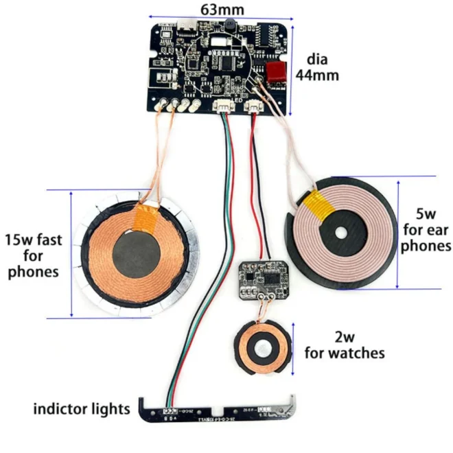 3in1 3 in1 wireless chariging customization wireless charger module - Image 4