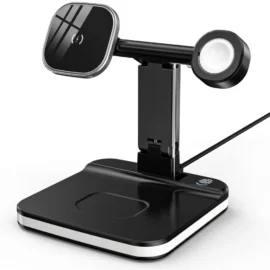 three in one wireless charger 15w fast qi 2 3in1 3 in 1 fast charging wireless charger for ihones, watches, earbuds