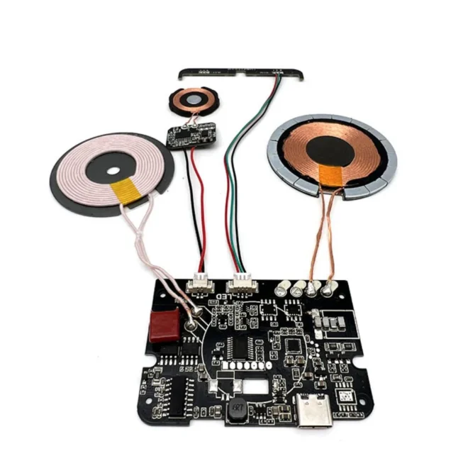 qi fast wireless charging 3in1 pcba module customization three in one wireless charging module supplier China - Image 2