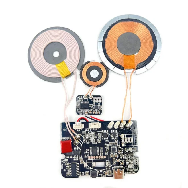 qi fast wireless charging 3in1 pcba module customization three in one wireless charging module supplier China - Image 3