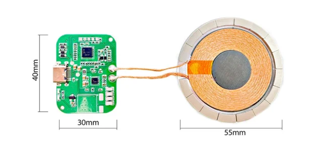 magnet Qi EPP 15W fast magnetic wireless charging module customize PD QC3.0 type-C magsaf magnetic wireless charger pcba - Image 4