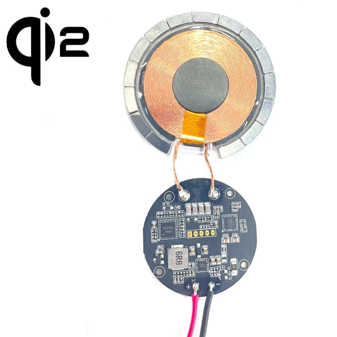 qi2 MPP magnetic fast wireless charging module magnet transmitter receiver 15w fast Qi2 QI MPP two magnetic wireless charger module customization - Image 2