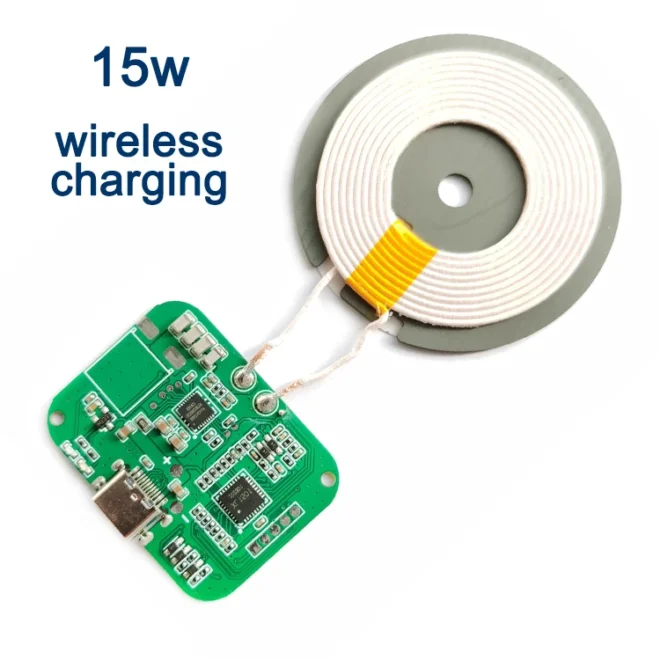 Qi 15W fast charging wireless charger PCBA module wireless charging module charging for mobile phone - Image 2