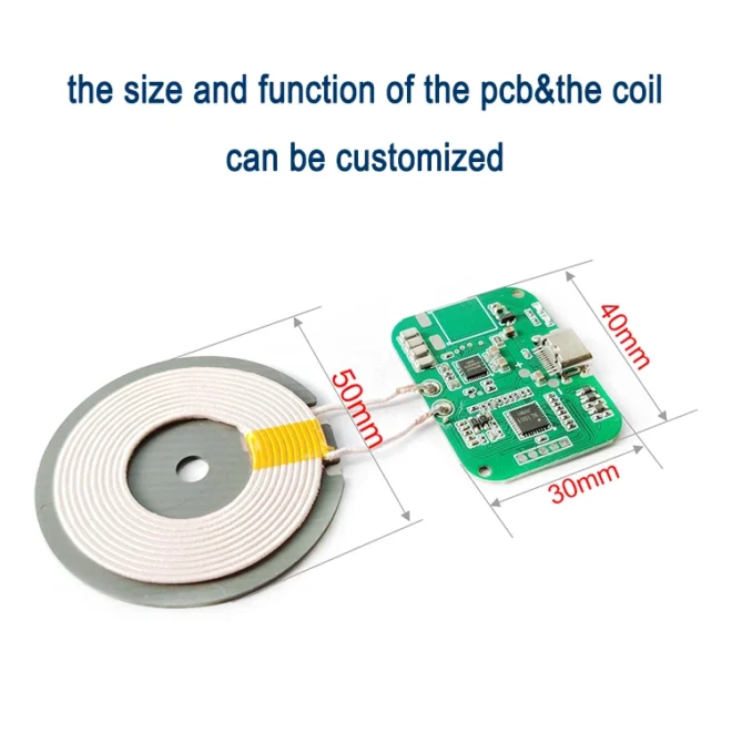Qi 15W fast charging wireless charger PCBA module wireless charging module charging for mobile phone - Image 3