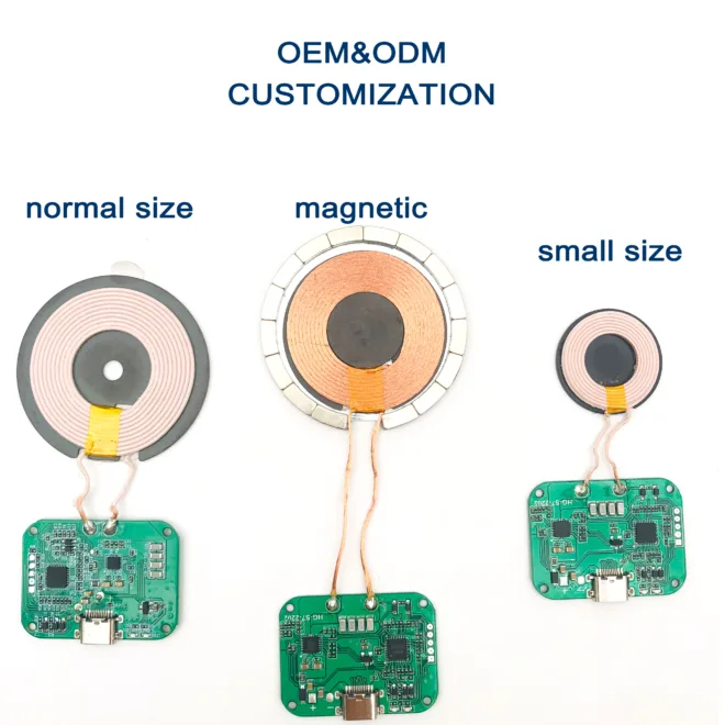 Qi 15W fast charging wireless charger PCBA module wireless charging module charging for mobile phone - Image 4