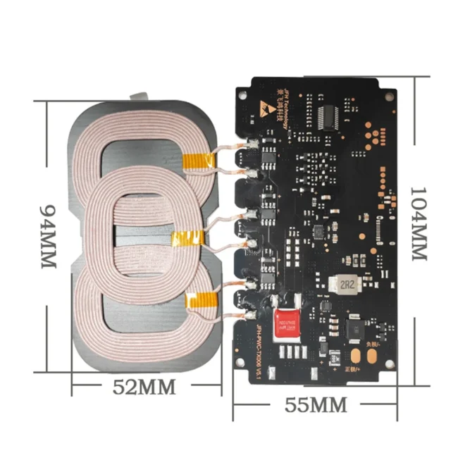 15W three coils wireless charging module transmitter 15w fast qi 2 three coil 3 coils charging wireless charger module for car wireless charging - Image 5