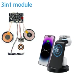 foldable 3in1 wireless charger station wireless charger