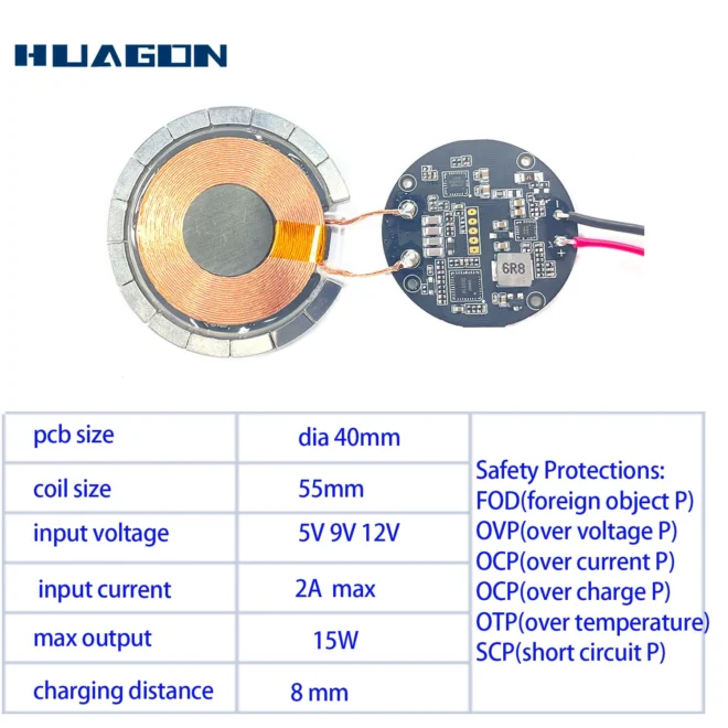 QI2 Qi2 15W magnetic wireless charging module wireless charger customization