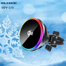 Qi2 MPP 15W car mount wireless charger
