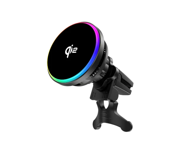 Qi2 certified 15W 20W MPP Qi2 cooling car wireless charger cooling wireless car charger