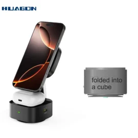 Qi2 Vacuum Adsorption Stable Suction Cup Super Magnet wireless Car Charger for desk for car
