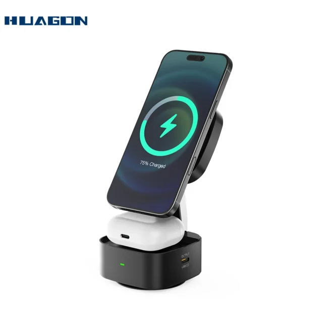 Electric Vacuum Magnetic Car Phone Mount Magnetic Car Suction Cup Magnetic Phone Holder - Image 2