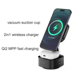 Electric Vacuum Magnetic Car Phone Mount Magnetic Car Suction Cup Magnetic Phone Holder