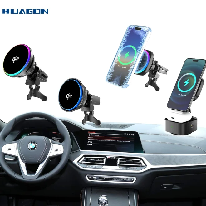 15W car wireless charger OEM ODM factory - Image 5