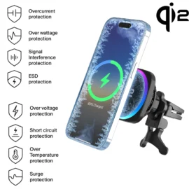 15W Qi2 wireless car charger car wireless charger