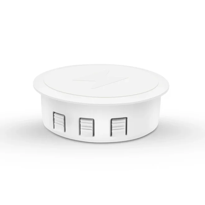 Pop-up  Wireless Charging USB Built in Furniture Desktop Embedded Invisible Qi Wireless Charger - Image 3