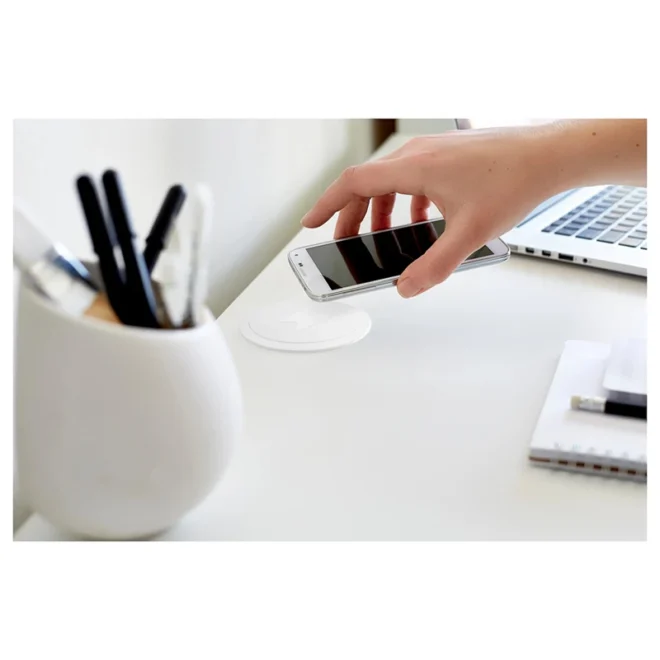 Pop-up  Wireless Charging USB Built in Furniture Desktop Embedded Invisible Qi Wireless Charger - Image 4