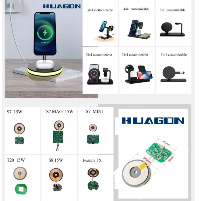 15W car wireless charging customization magnetic car wireless charger wireless charger transmitter module customization - Image 5