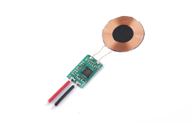 custom small coil wireless receiver module Qi wireless charger 5V 5W power for battery wireless charging - Image 5