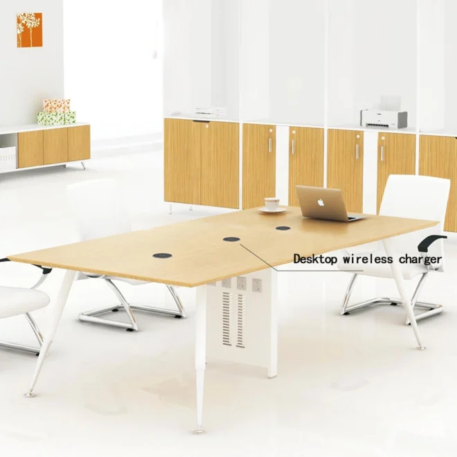 10W Desktop Wireless Charger and Hidden embedded  Furniture Wireless Charger Home Office Bid Farewell to Desktop Mess - Image 6