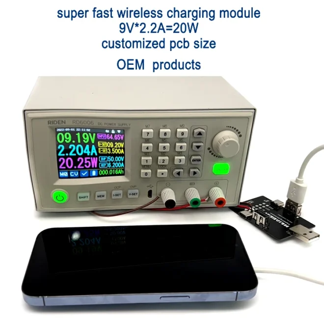 qi QI2 fast charging wireless charging pcba circuit board coil wireless charger module 10w 15W 20W - Image 6